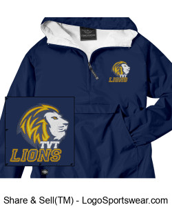 YOUTH Charles River Classic Pullover  (Navy)  [Embroidered] Design Zoom
